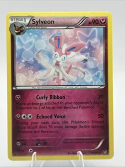 Sylveon 72/111 XY Furious Fists Regular Card 2014 NM Vintage Rare Pokemon Card - Image 1