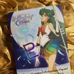 PLUTO Sailor Moon CRYSTAL MOON edition Goddess Beauty Anime Foil Girl Card - Image 2