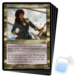 JHOIRA, WEATHERLIGHT CAPTAIN X4 The Brothers' War: Commander Magic MTG MINT CARD - Image 1