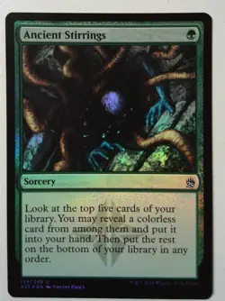 Ancient Stirrings *FOIL Uncommon* Magic MtG x1 A25 Masters 25 - Image 1