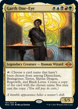 1 x Garth One-Eye - Modern Horizons 2 - NM-Mint - MTG - Image 1