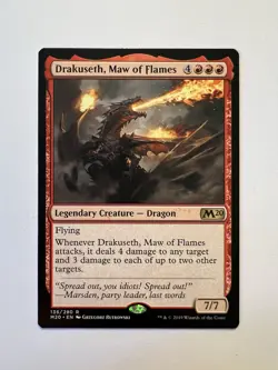 Drakuseth, Maw of Flames - MTG Core Set 2020 - NM - Image 1
