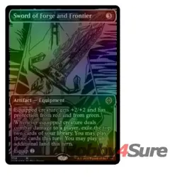 Foil Sword Of Forge And Frontier (oil Slick Raised Foil) Phyrexia: All Will Be O - Image 1