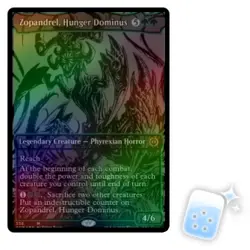 FOIL ZOPANDREL, HUNGER DOMINUS (OIL SLICK RAISED FOIL) Phyrexia: All Will Be One - Image 1