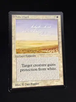 Magic the Gathering: Beta White Ward MTG Beta - Image 1