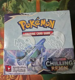 Pokemon Chilling Reign Factory Sealed Booster Box Sword & Shield See Pics - Image 1