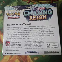 Pokemon Chilling Reign Factory Sealed Booster Box Sword & Shield See Pics - Image 3