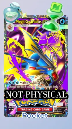 Mega Gyarados EX POKEMON TCG POCKET|ENG|NOT PHYSICAL -NOT PHYSICAL-NOT PHYSICAL! - Image 1