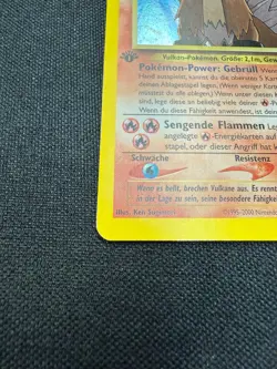 Entei 6/64 1st Edition Holo Neo Revelation GERMAN MP/HP Pokemon - Image 2
