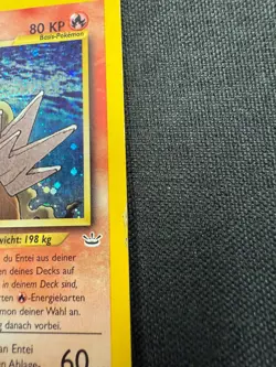 Entei 6/64 1st Edition Holo Neo Revelation GERMAN MP/HP Pokemon - Image 4