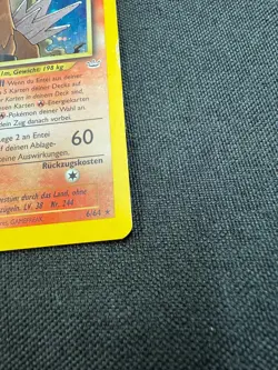 Entei 6/64 1st Edition Holo Neo Revelation GERMAN MP/HP Pokemon - Image 5