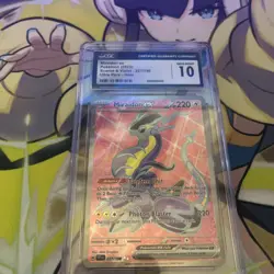 Pokemon TCG Miraidon EX Scarlet & Violet Holo Ultra Rare227/198 CGC 10 Gem Mint - Image 1