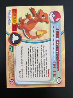 Charmeleon 05 Topps Pokemon Series 1 - TV Animation - Image 5