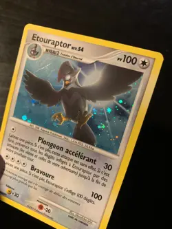 Carte Pokemon : Etouraptor 16/130 Diamant Perle Base Francaise - Image 2