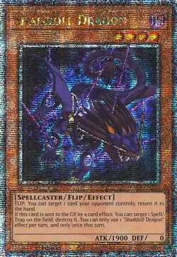 Shaddoll Dragon Yu-Gi-Oh! RA04-EN228 1st Quarter Century Secret Rare - Image 1