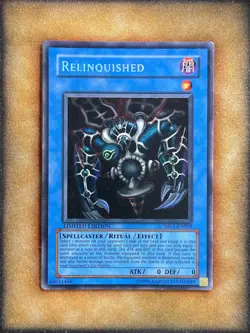 Yugioh Relinquished MC1-EN003 Secret Rare Limited Edition MP - Image 1