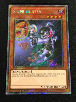 Yugioh Snipe Hunter RA03-EN170 1st Platinum Secret (NM) - Image 1