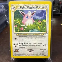 LIGHT WIGGLYTUFF - 54/105 - Neo Destiny - Pokemon Card - LP - Image 1