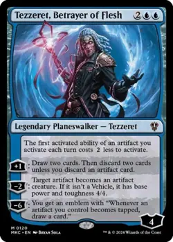 ~ Tezzeret, Betrayer of Flesh ~ NM ~ Commander: Murders at Karlov Manor ~ MTG ~ - Image 1