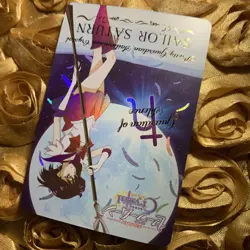 Saturn Sailor Moon CRYSTAL MOON edition Goddess Beauty Anime Foil Girl Card - Image 4