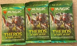 3 - Magic The Gathering MTG THEROS BEYOND DEATH Collector Edition Booster PACK - Image 1