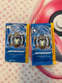 MTG Aetherdrift 2 x Collector Booster Sample Pack SEALED 2 Packs Total - Image 1
