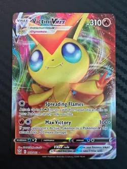 Pokemon TCG Victini VMAX Sword & Shield Battle Styles 022/163 Holo Ultra Rare NM - Image 1