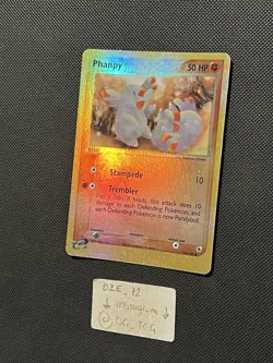 Pokemon 2003 EX Ruby and Sapphire - Phanpy - 62/109 - REVERSE HOLO - VLP/NM - Image 4