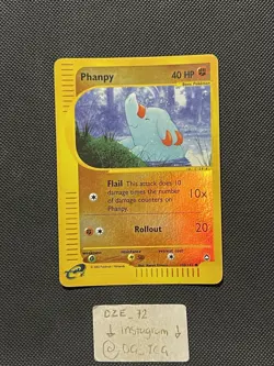 Pokemon Aquapolis - Phanpy - 100/147 - REVERSE HOLO COMMON - NM/VLP - Image 1
