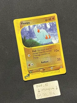 Pokemon Aquapolis - Phanpy - 100/147 - REVERSE HOLO COMMON - NM/VLP - Image 3