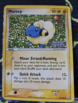Mareep 67/109 Reverse Holo Stamped Ex Team Rocket Returns Pokemon Card - Image 1