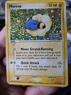 Mareep 67/109 Reverse Holo Stamped Ex Team Rocket Returns Pokemon Card - Image 2