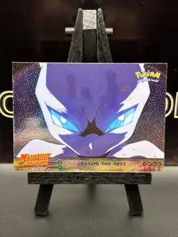 1999 Pokemon Topps Mewtwo Strikes Back #4 Leaving the Nest Holo Foil Black Label - Image 2