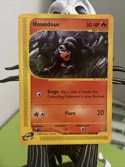 Houndour 86/147 Aquapolis Non Holo Rare E Reader Pokemon Nintendo - Image 1