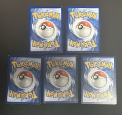 Pokemon XY Evolutions Secret Rare Set Of 5 Pikachu Exeggutor Doduo Team PLAYED - Image 2