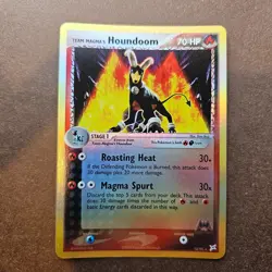 Pokemon TCG Team Magma's Houndoom 10/95 Team Magma vs Team Aqua Reverse Holo LP - Image 1