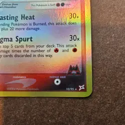 Pokemon TCG Team Magma's Houndoom 10/95 Team Magma vs Team Aqua Reverse Holo LP - Image 5