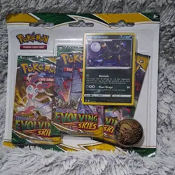 Pokemon TCG: Umbreon Promo Sword and Shield - Evolving Skies Three Booster Packs - Image 1