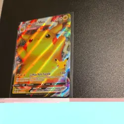 Pikachu VMAX swsh062 Full Art Black Star Promo Pokemon Celebrations - Image 1