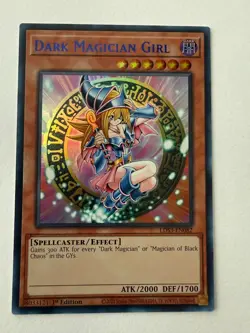Yugioh Dark Magician Girl LDS3-EN082 (Blue) Ultra Rare 1st Edition NM - Image 1