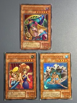 Yu-Gi-Oh! 3x OCG Dark Magician Girl P4, Toon Gemini Elf, Toon Mermaid P5 Ultra - Image 1