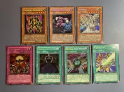 Yu-Gi-Oh! 7x Secret Rare Racketen-Krieger, Athena, etc CT2, PP02, PP01, MFC, DPK - Image 1
