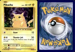 Pikachu - 35/108 - Pokemon Evolutions Cracked Ice Holo Theme Deck Card LP - Image 1