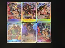 One Piece 6 X AR Card Lot From The Best Vol 2 All NM - Image 1