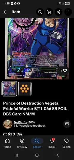 Dragon Ball Super Card Game Lot ×5 NM - Image 1