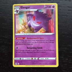 Gengar 066/196 Pokemon Lost Origin Sword & Shield Holo Rare Card NM - Image 1