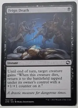 MTG - Feign Death - Adventures in the Forgotten Realms (C) UNPLAYED, - Image 1