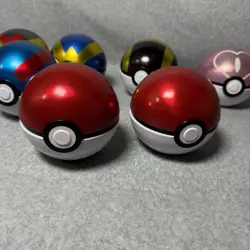 Empty Pokemon Tins Pokeballs Lot Great Ball Ultra Ball Level Ball Quick Ball - Image 2