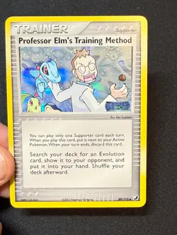 Pokemon Professor Elm's Training Method Reverse EX Unseen Forces 89/115 LP/NM - Image 1
