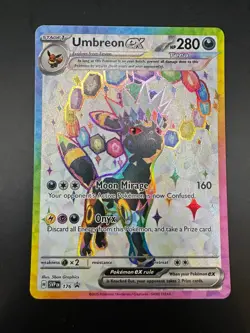 Pokemon TCG Umbreon EX SVP176 Premium Figure Collection Promo - Image 1